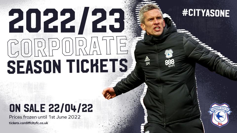 Season Tickets are on sale from 10am on Friday, April 22nd, 2022...