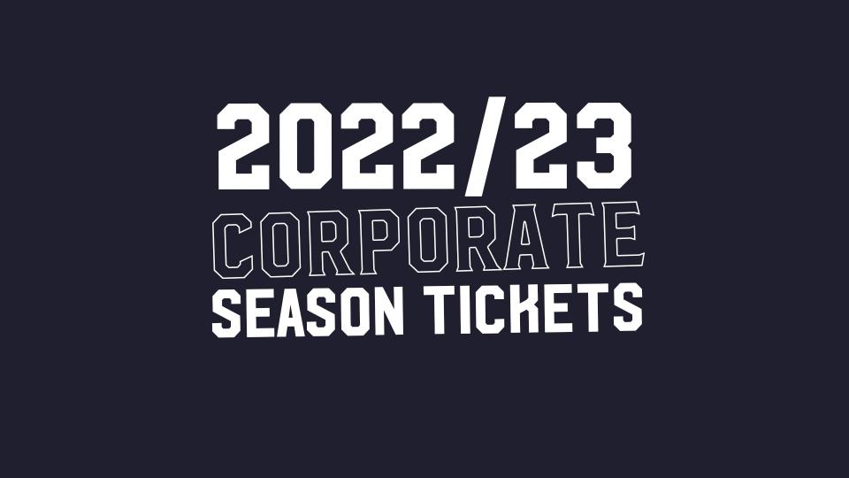 Season Tickets are on sale from 10am on Friday, April 22nd, 2022...