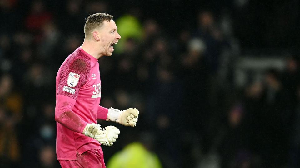 Ryan Allsop joins the Bluebirds from Derby County...