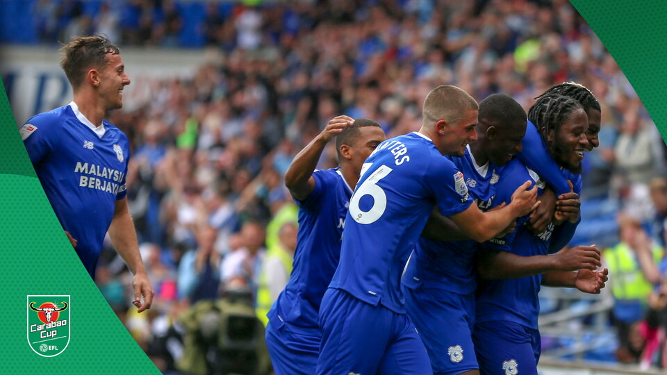 The Bluebirds host Portsmouth in the Carabao Cup...