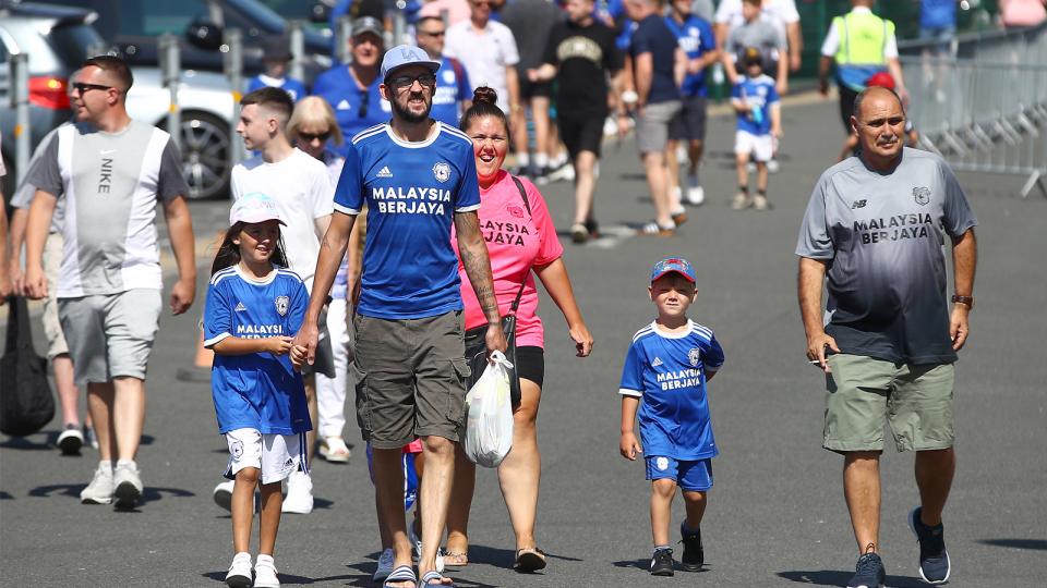 Cardiff City supporters