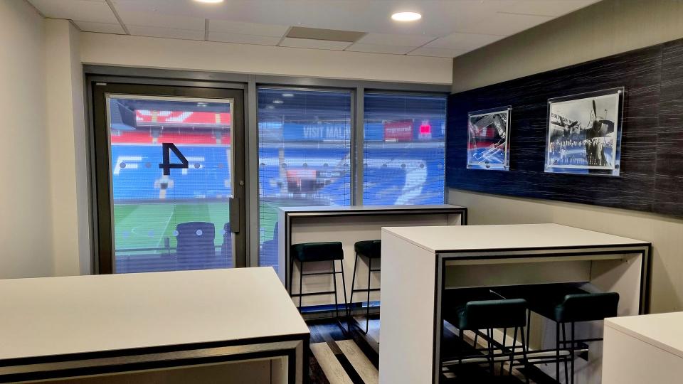 One of the Exclusive Hospitality Boxes at CCS...