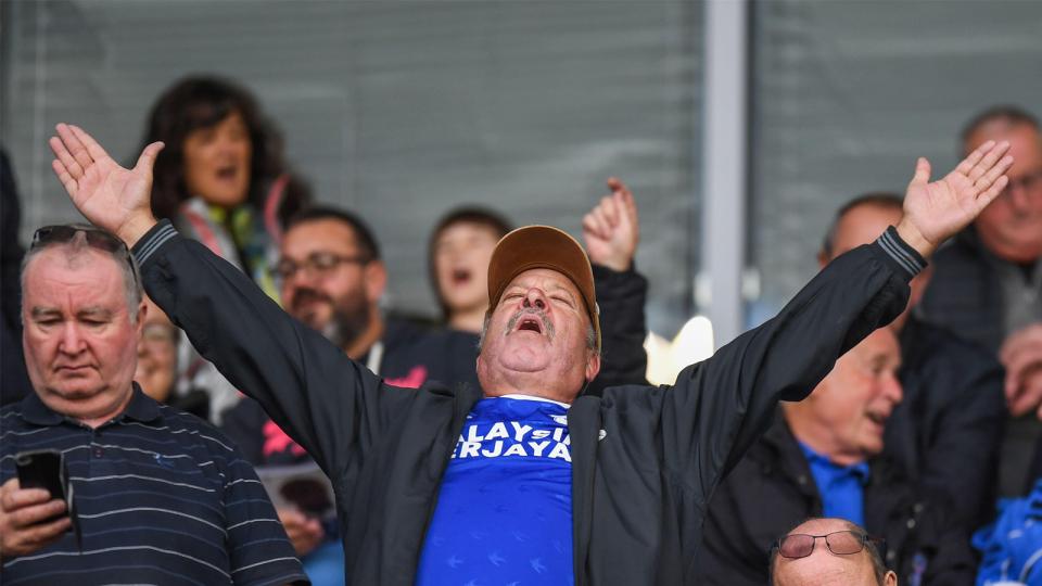 Cardiff City supporters