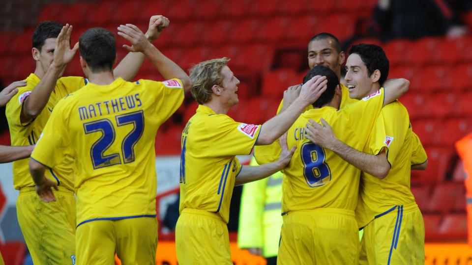 Peter Whittingham celebrates at Sheffield United...