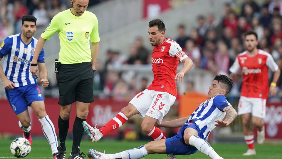 Braga's Ricardo Horta in action...