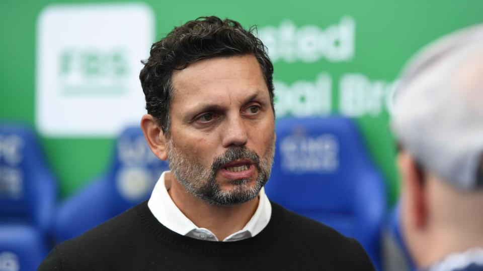 Erol Bulut speaks to the press