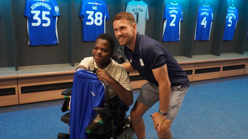 Aaron Ramsey meets the Bluebirds on Thursday afternoon...