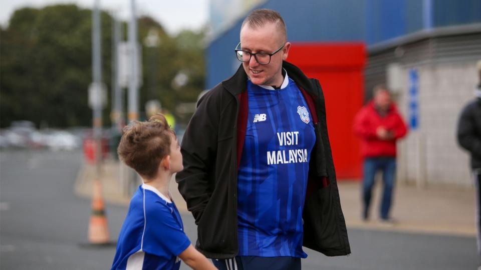 Cardiff City supporters