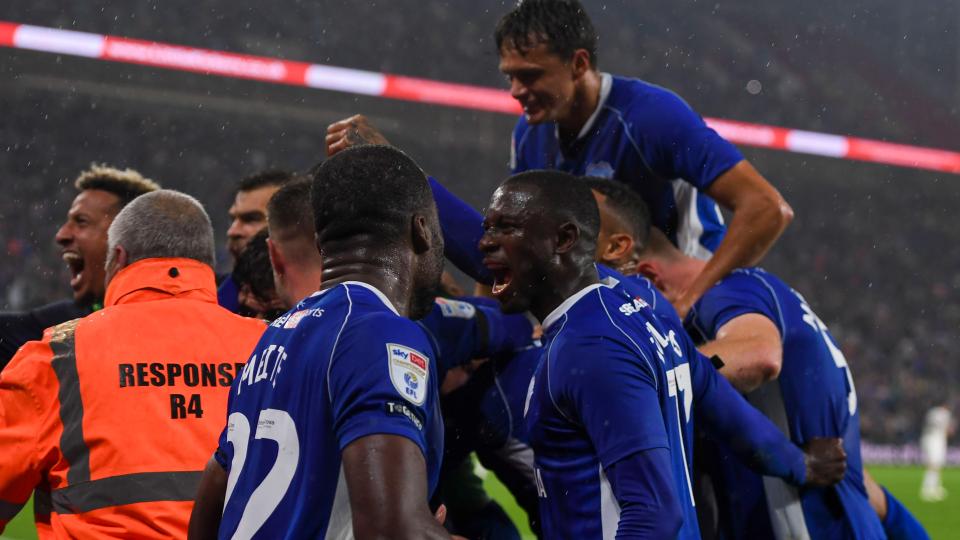 The Bluebirds celebrate at CCS!