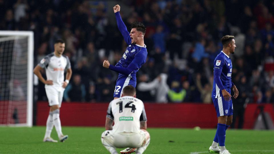 Ollie Tanner celebrates at CCS...