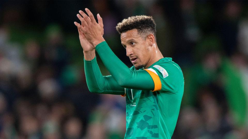Callum Robinson in action for the Republic of Ireland