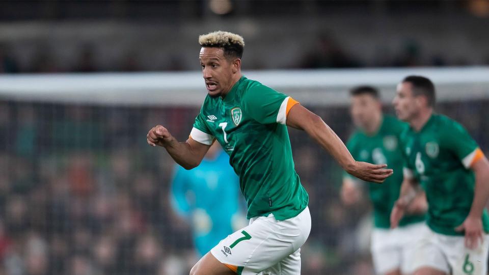 Callum Robinson in action for the Republic of Ireland