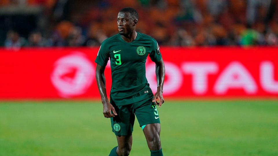 Jamilu Collins in action for Nigeria