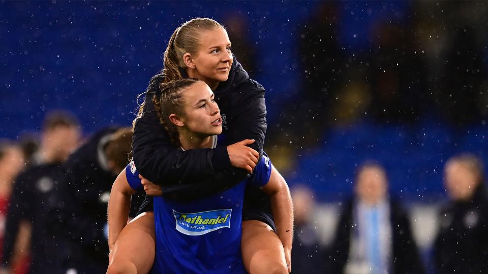 Seren Watkins and Rhianne Oakley