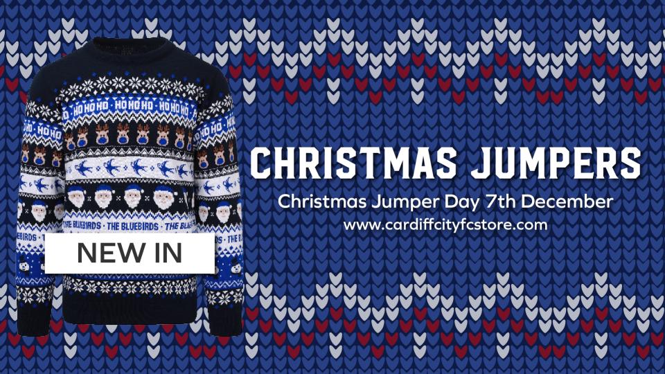 Cardiff City Christmas Jumpers