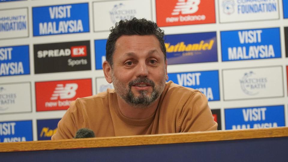 Erol Bulut speaks to the press