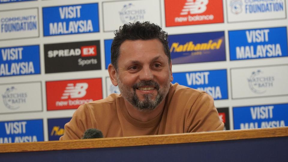 Erol Bulut speaks to the press