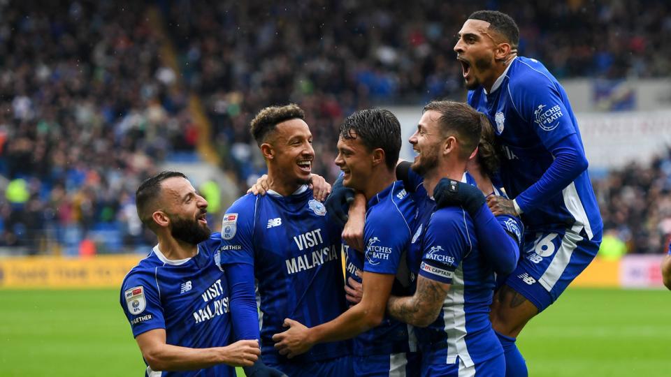 Cardiff City players