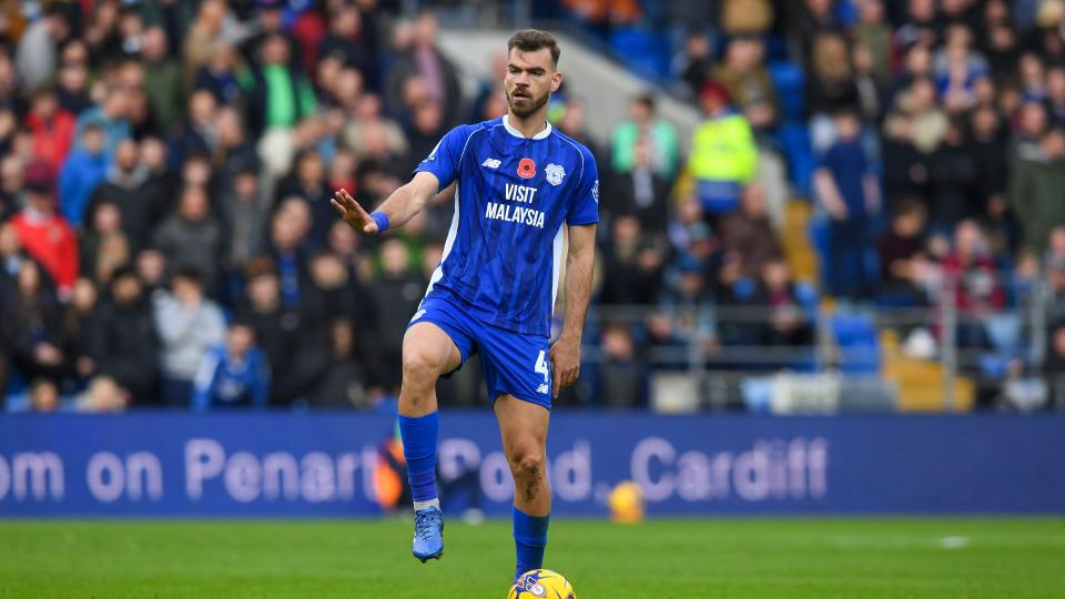 Dimitrios Goutas in action for Cardiff City
