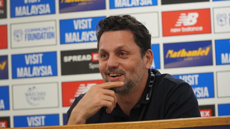 Erol Bulut speaks to the press