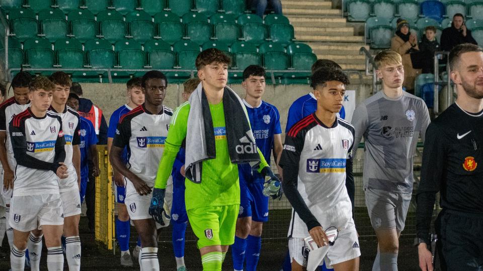 The Bluebirds take to the field...