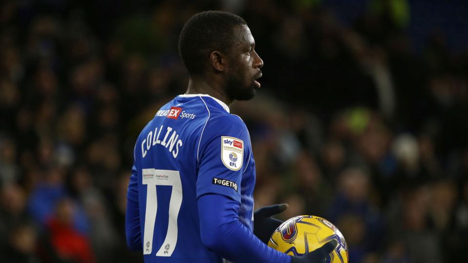 Jamilu Collins in action for Cardiff City