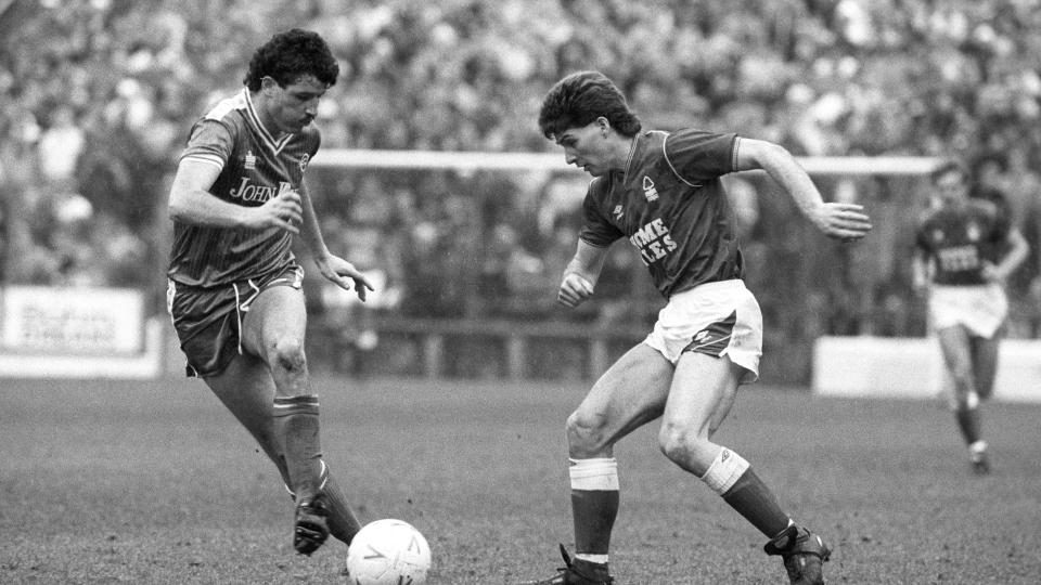 Paul Ramsey (left) in action for Leicester City
