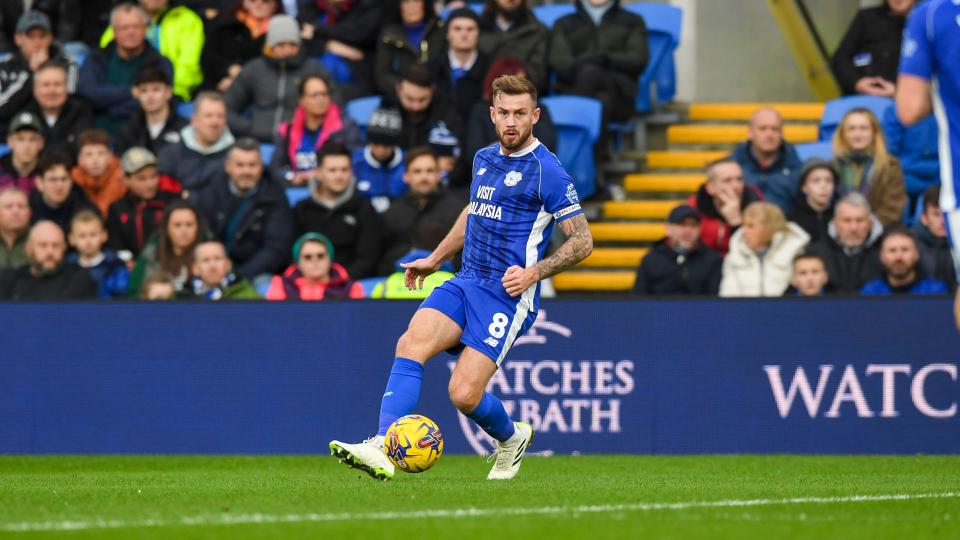 Joe Ralls in action for Cardiff City