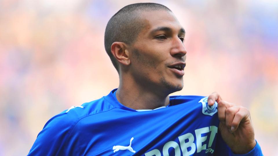 Jay Bothroyd celebrates his goal against Sheffield Wednesday...