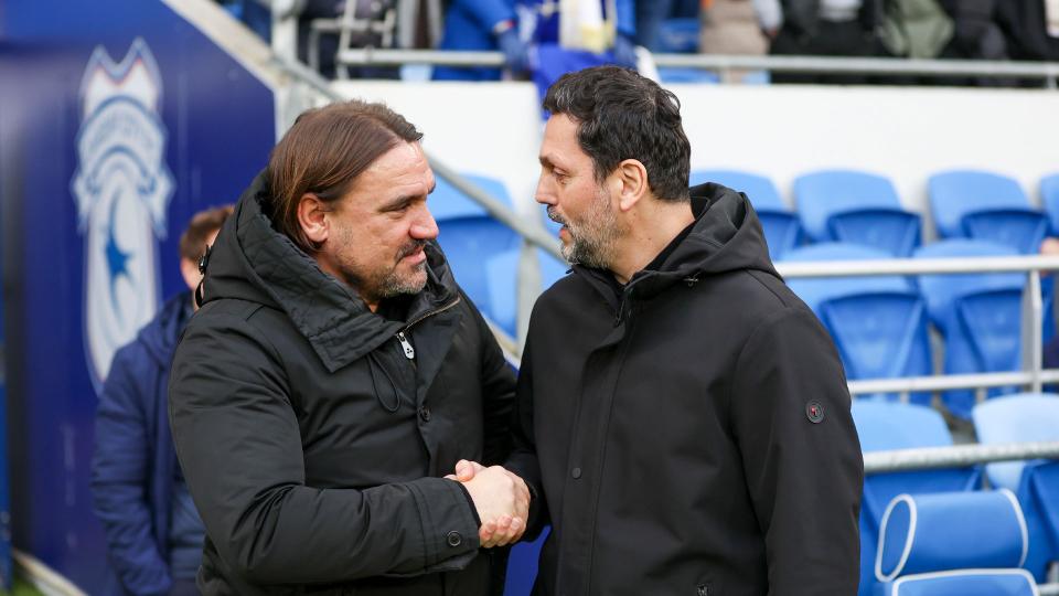 Erol Bulut on the touchline for Cardiff City