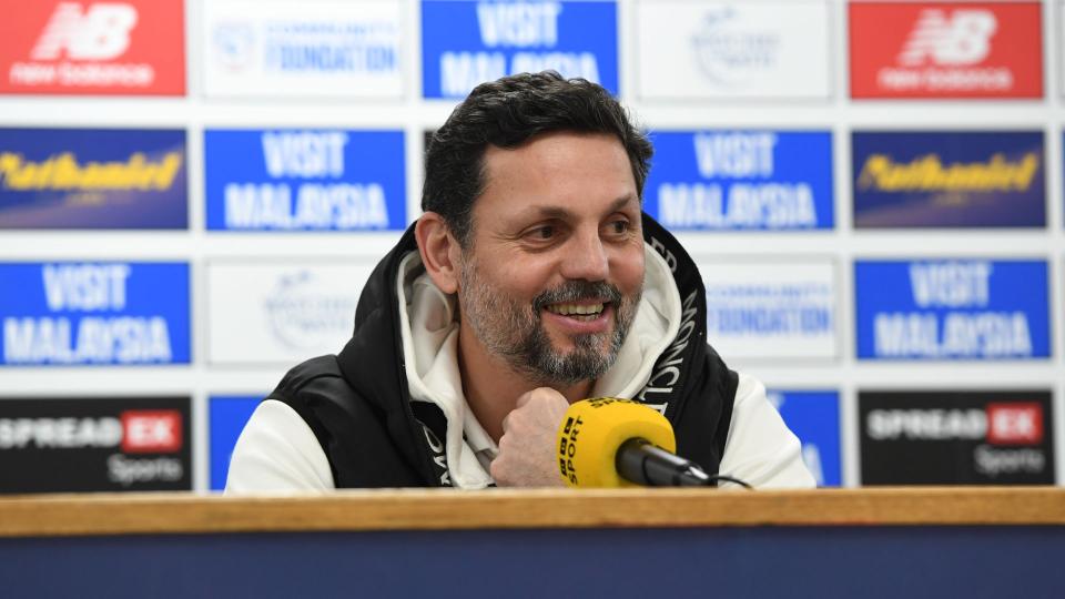 Erol Bulut speaks to the press