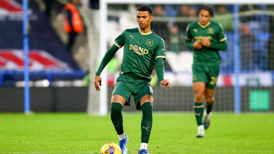 Morgan Whittaker in action for Plymouth Argyle