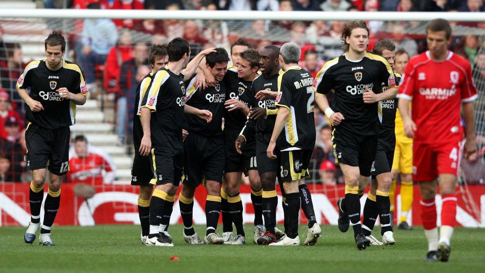 Peter Whittingham celebrates scoring for Cardiff City