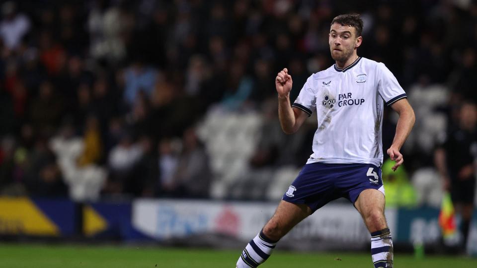 Ben Whiteman in action for Preston North End