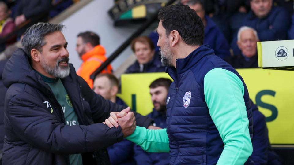 Erol Bulut on the touchline for Cardiff City