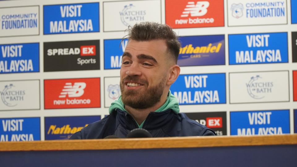 Dimitrios Goutas speaks to the press