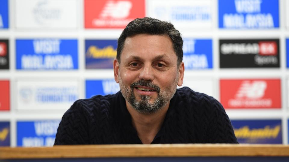 Erol Bulut speaks to the press