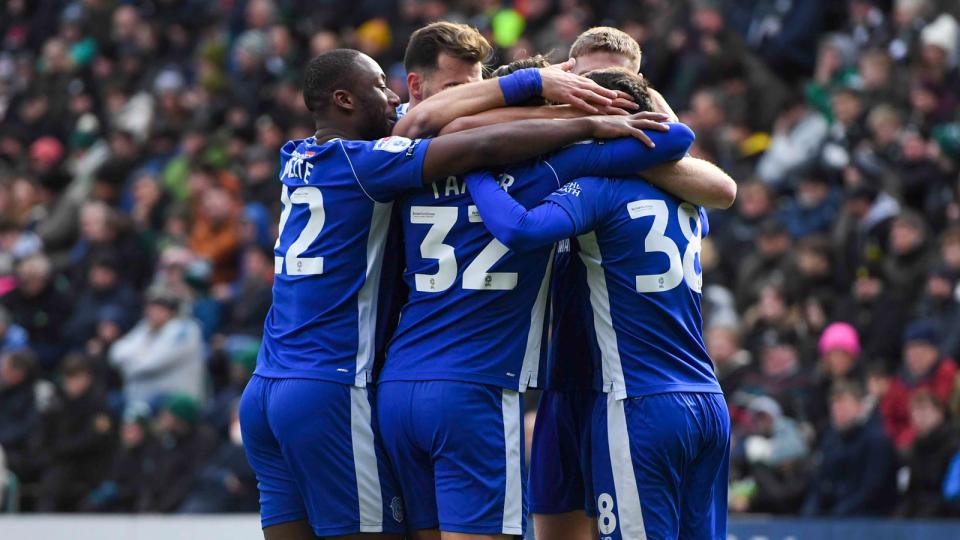 Cardiff City players