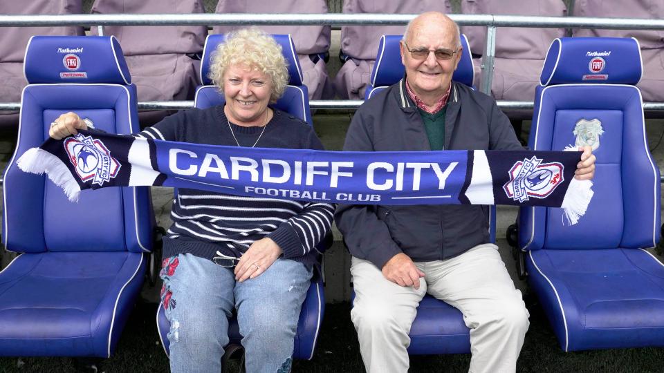 Julie Brown and her father John Brown...