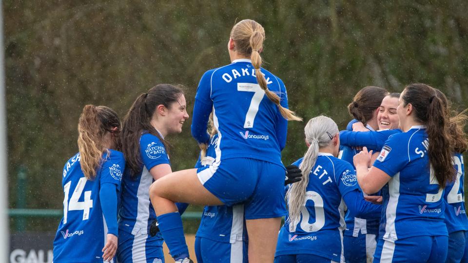 Cardiff City Women celebrate