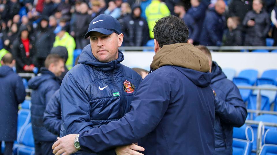 Erol Bulut on the touchline for Cardiff City