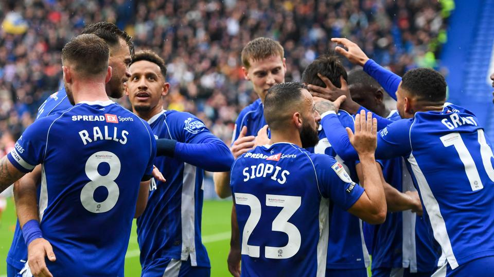 The Bluebirds celebrate at CCS!
