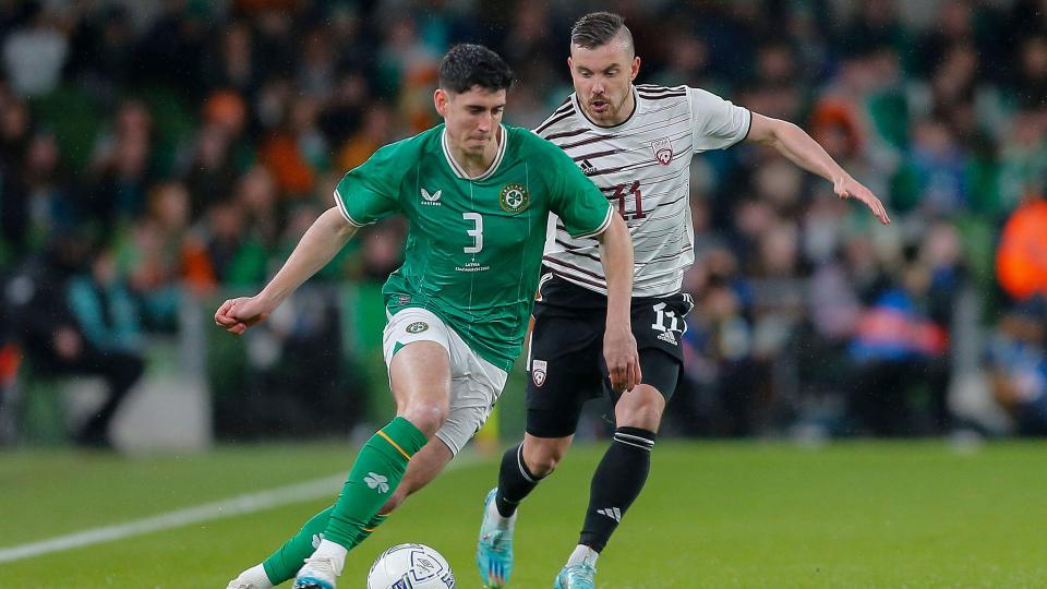 Callum O'Dowda in action for the Republic of Ireland