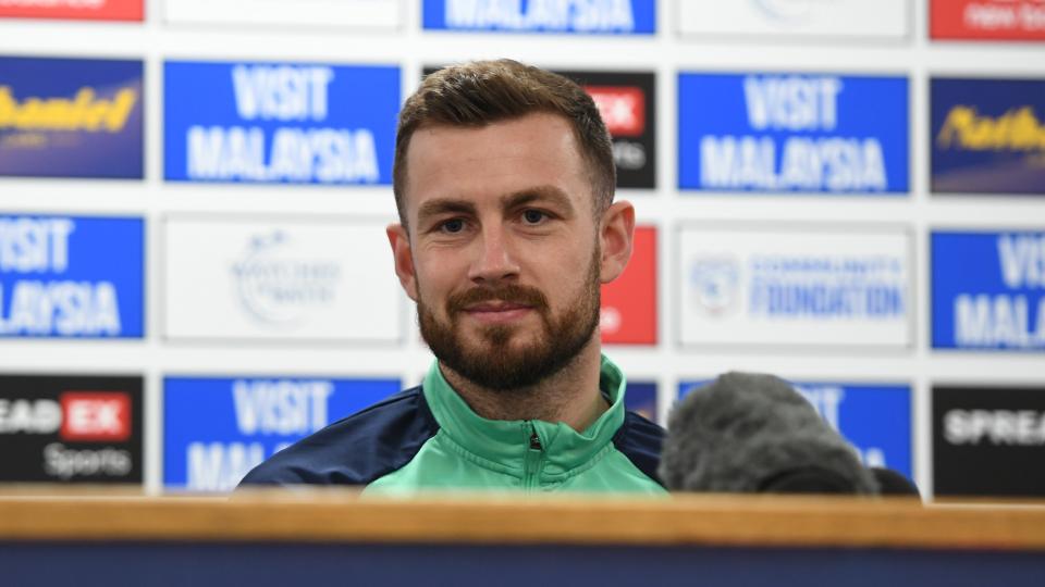 Joe Ralls speaks to the press