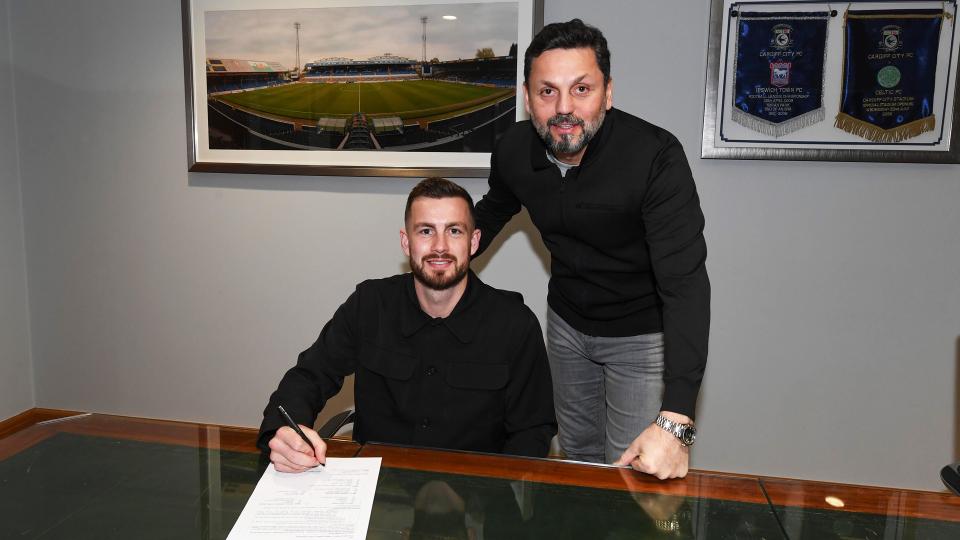 Joe Ralls and City boss Erol Bulut...