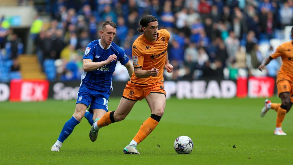 David Turnbull in action for Cardiff City