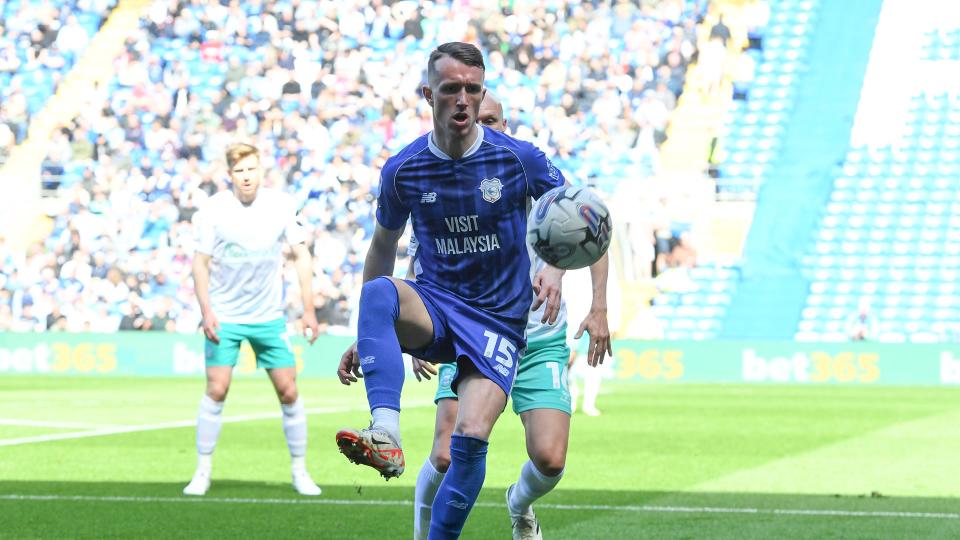 David Turnbull in action for Cardiff City