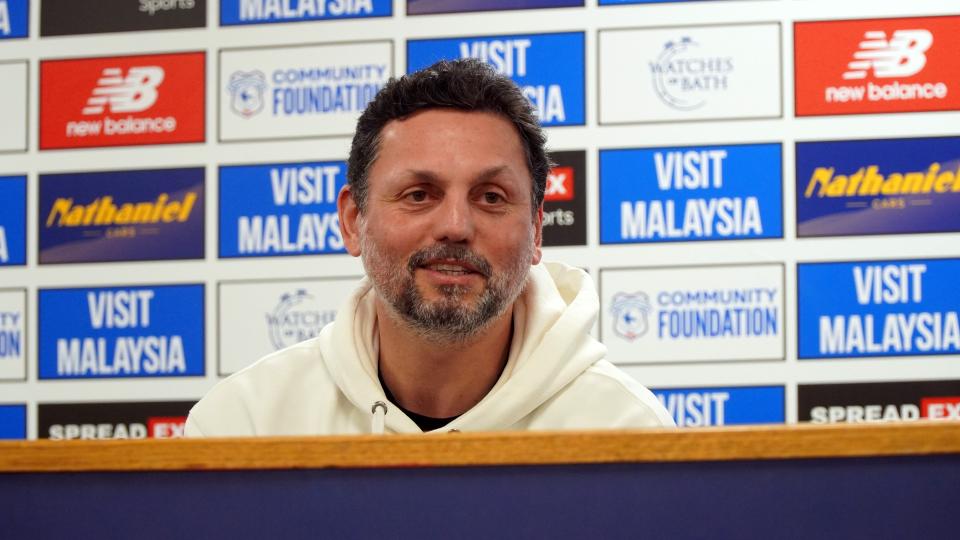 Erol Bulut speaks to the press