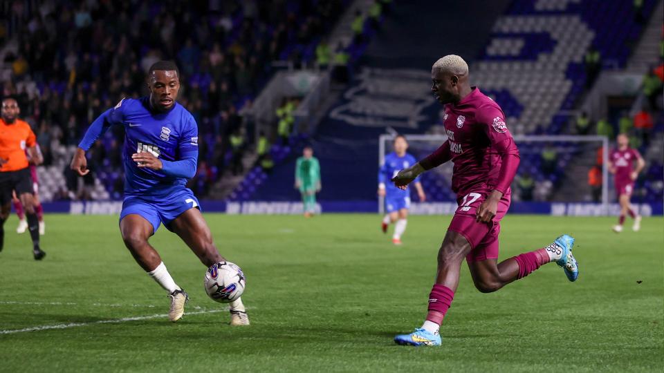 Jamilu Collins in action for Cardiff City