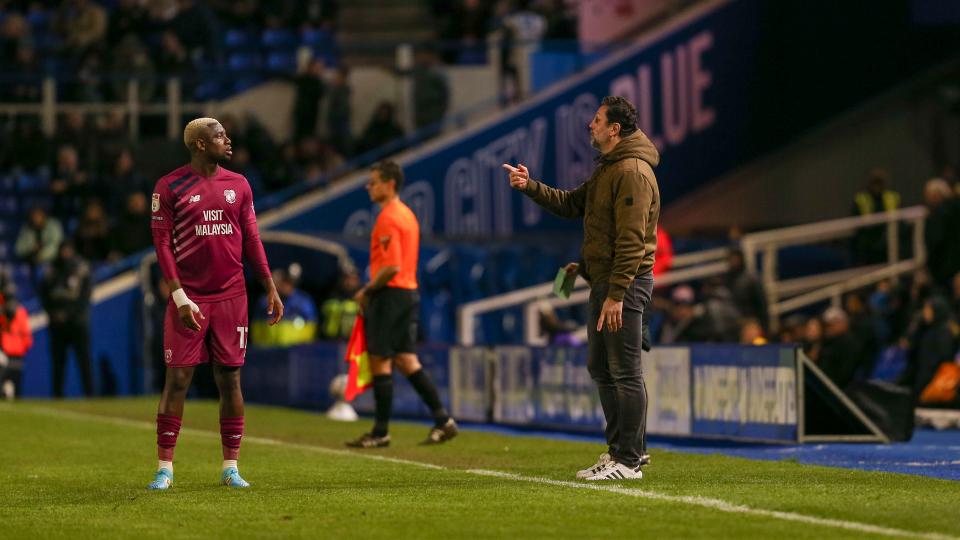 Jamilu Collins in action for Cardiff City